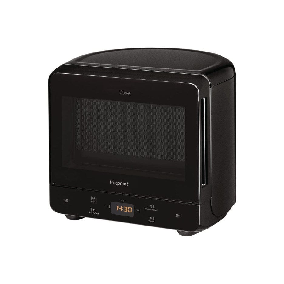 Hotpoint MWH1331B XtraSpace Curve 13L Digital Microwave Oven - Black | Atlantic Electrics - 39478018080991 