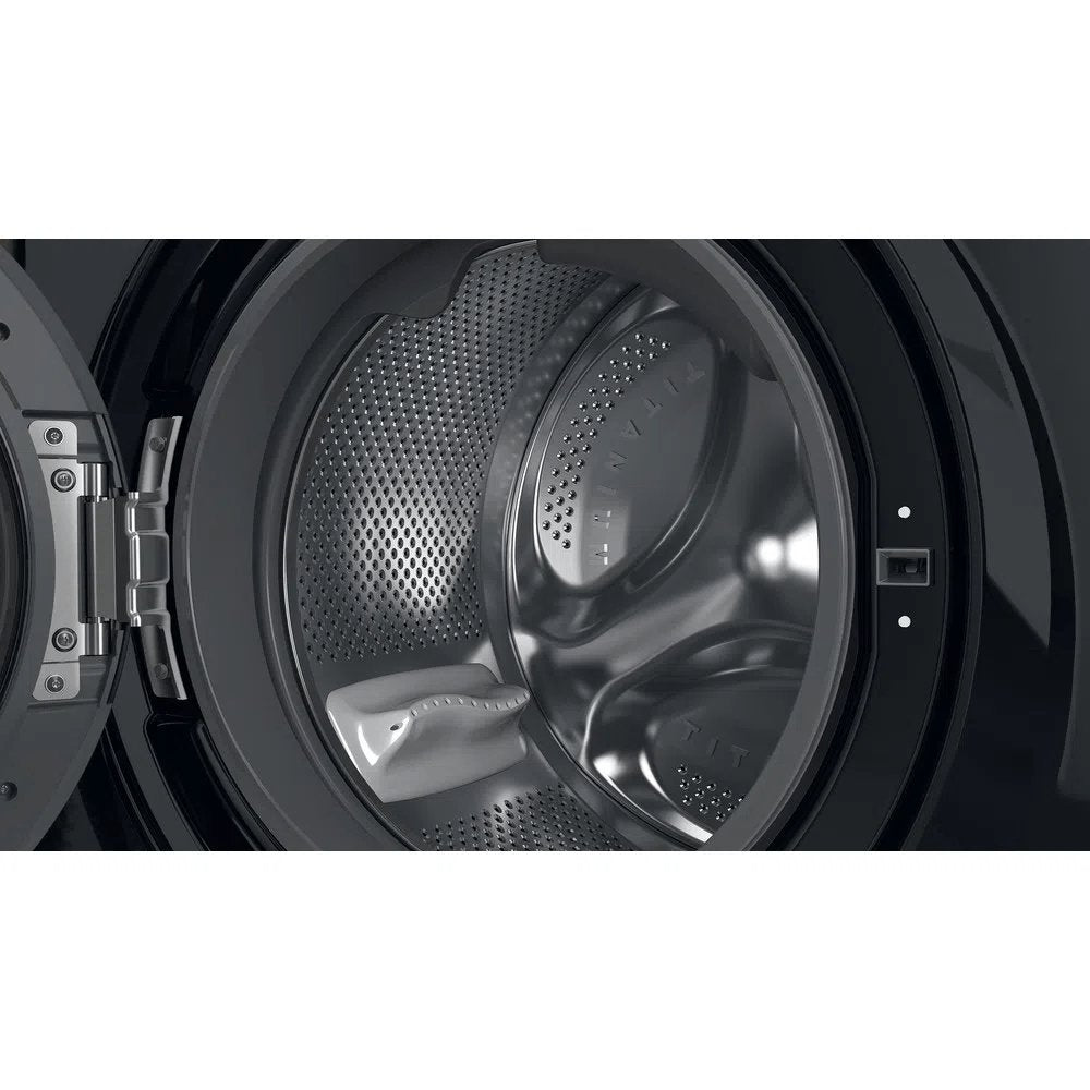 Hotpoint NDD8636BDAUK 8+6Kg Washer Dryer with 1400 rpm, 59.5cm Wide - Black | Atlantic Electrics - 39478024863967 