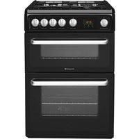 Thumbnail Hotpoint Newstyle HARG60K 60cm Wide Freestanding Gas Cooker - 39478022537439