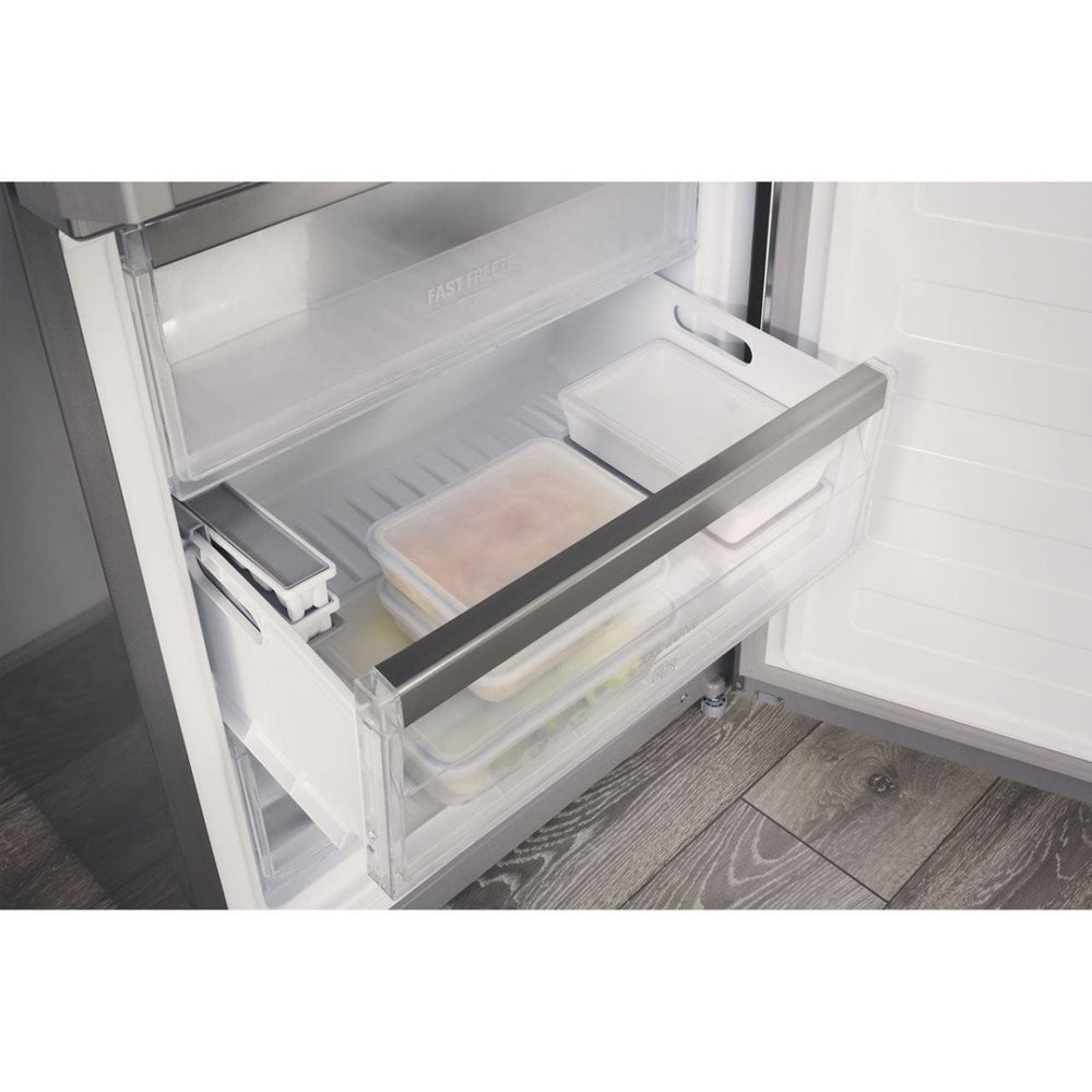 Hotpoint NFFUD191X1 450 Litre Freestanding Fridge Freezer 60-40 Split Frost Free 70cm Wide - Stainless Steel | Atlantic Electrics - 39478026404063 