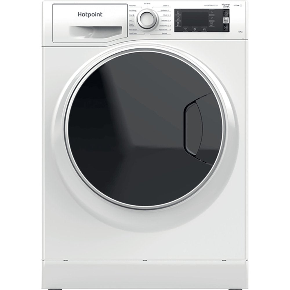 Hotpoint NLLCD1046WDAWUKN 10Kg 1400 rpm Freestanding Washing Machine, 59.5cm Wide - White | Atlantic Electrics - 39478022602975 