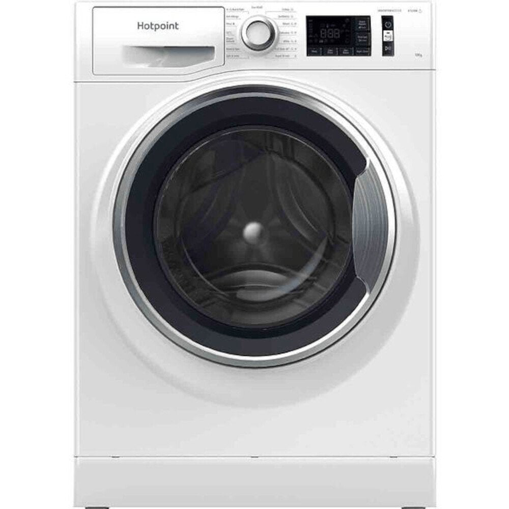 Hotpoint NM111046WCAUKN 9Kg Washing Machine, 59.5cm Wide - White | Atlantic Electrics - 39478027583711 