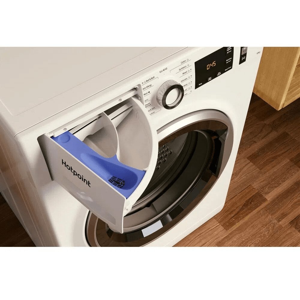 Hotpoint NM111046WCAUKN 9Kg Washing Machine, 59.5cm Wide - White | Atlantic Electrics