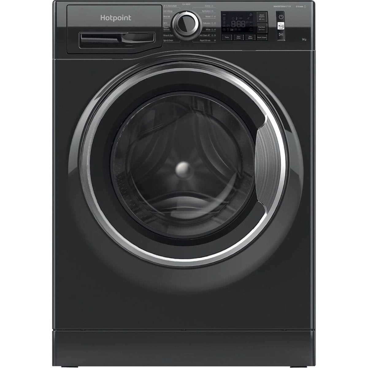 Hotpoint NM11945BCAUKN 9Kg Washing Machine with 1400 rpm - Black - A+++ Rated - Atlantic Electrics