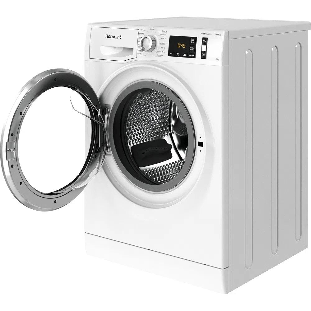 Hotpoint NM11946WSAUKN 9kg 1400 Spin Washing Machine White | Atlantic Electrics - 39478029320415 