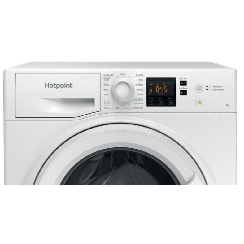 Hotpoint NSWF743UWUKN 7kg 1400rpm Washing Machine | Atlantic Electrics - 39478028763359 