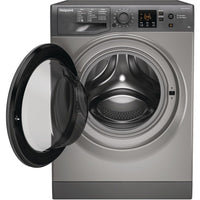 Thumbnail Hotpoint NSWM863CGG 8kg 1600rpm Freestanding Washing Machine - 39478030401759