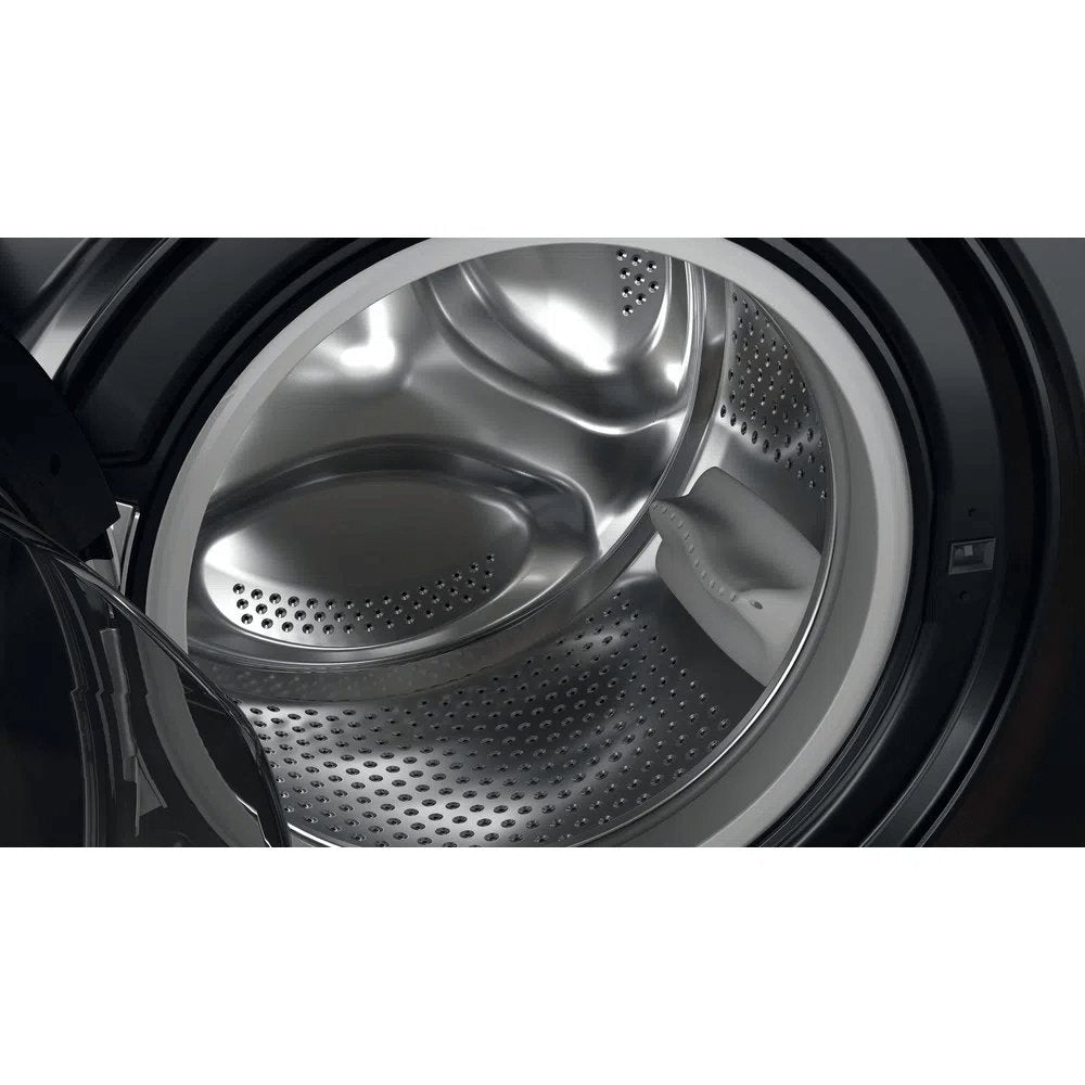 Hotpoint NSWM963CBS 9kg 1600rpm Freestanding Washing Machine - Black - Atlantic Electrics