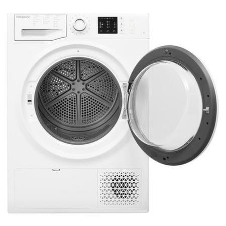 Hotpoint NTM1081WKUK 8Kg Heat Pump Tumble Dryer - White | Atlantic Electrics - 39478034071775 