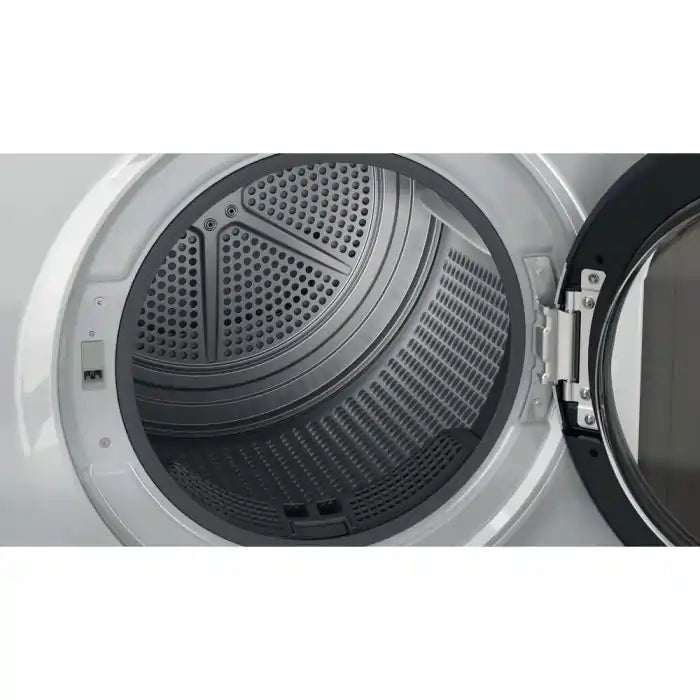 Hotpoint NTM1182SSK Freestanding 8kg Heat Pump Tumble Dryer in - Silver - Atlantic Electrics