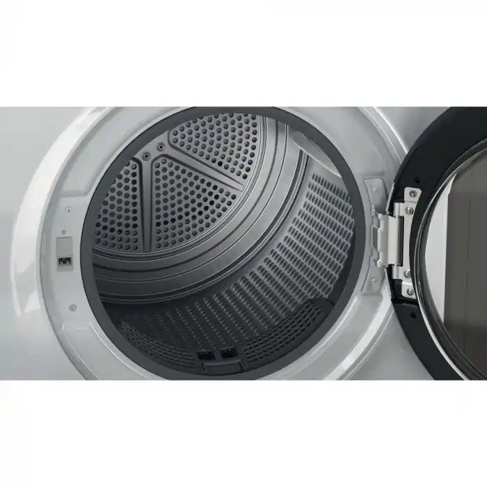 Hotpoint NTM1192SSK Freestanding 9kg Heat Pump Tumble Dryer in - Silver - Atlantic Electrics