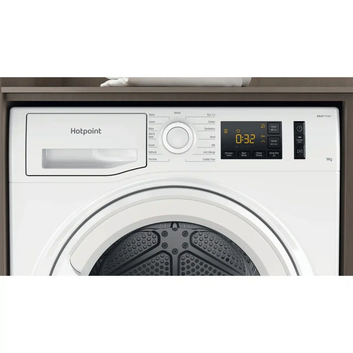 Hotpoint NTM1192UK 9kg Heat Pump Dryer - White | Atlantic Electrics