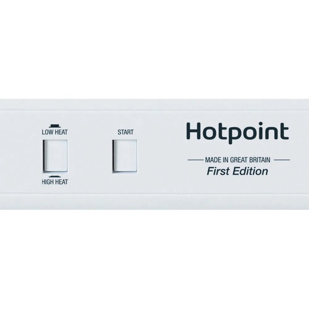 Hotpoint NV4D01P 4kg Freestanding Front Vented Tumble Dryer, 58 Litre, 49cm Wide - White | Atlantic Electrics