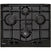 Thumbnail Hotpoint PCN642HBK 60cm Four Burner Gas Hob Black | Atlantic Electrics- 39478041805023