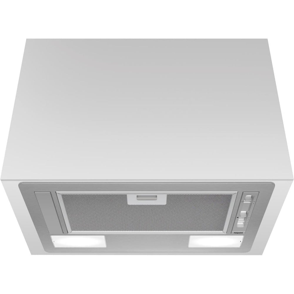 Hotpoint PCT64FLSS 53 cm Canopy Cooker Hood - Silver | Atlantic Electrics - 39478039707871 