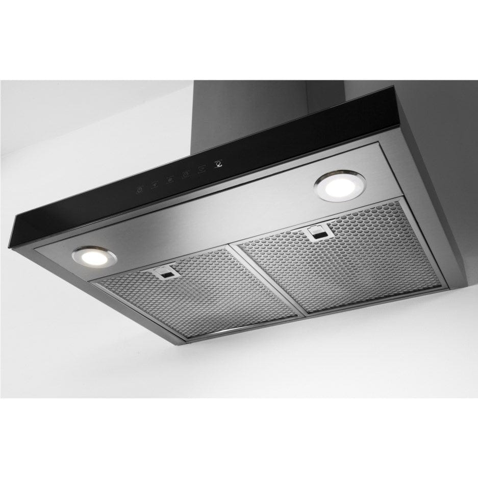 HOTPOINT PHBS68FLTIX Box Design Touch Control 60cm Chimney Cooker Hood Stainless Steel - Atlantic Electrics - 39478045409503 