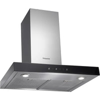 Thumbnail HOTPOINT PHBS68FLTIX Box Design Touch Control 60cm Chimney Cooker Hood Stainless Steel - 39478045442271