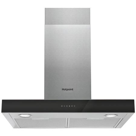 HOTPOINT PHBS68FLTIX Box Design Touch Control 60cm Chimney Cooker Hood Stainless Steel - Atlantic Electrics - 39478045343967 