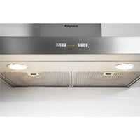 Thumbnail Hotpoint PHC67FLBIX 60cm Chimney Cooker Hood - 39478039675103