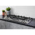 Thumbnail Hotpoint PHC961TSIXH 87cm Six Burner Gas Hob Stainless Steel With Cast Iron Pan Stands | Atlantic Electrics- 39478040232159