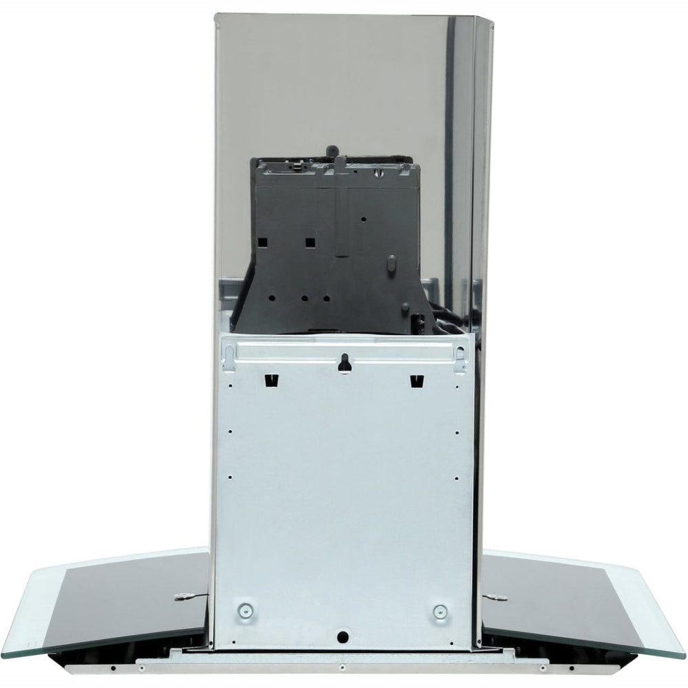 HOTPOINT PHGC64FLMX 60cm Cooker Hood With Curved Glass Canopy - Stainless Steel | Atlantic Electrics - 39478040854751 
