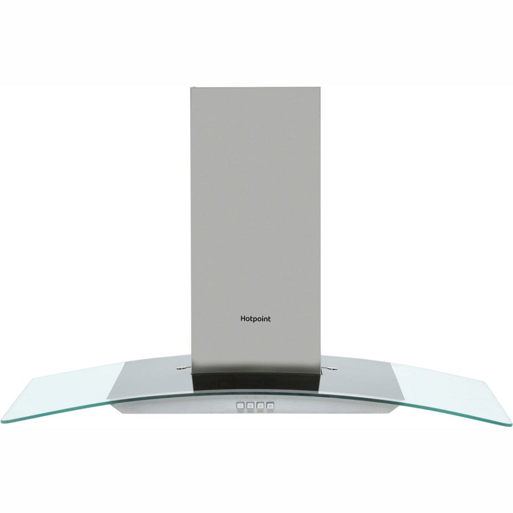 Hotpoint PHGC94FLMX 90cm Chimney Cooker Hood - Stainless Steel - Atlantic Electrics - 39478041084127 