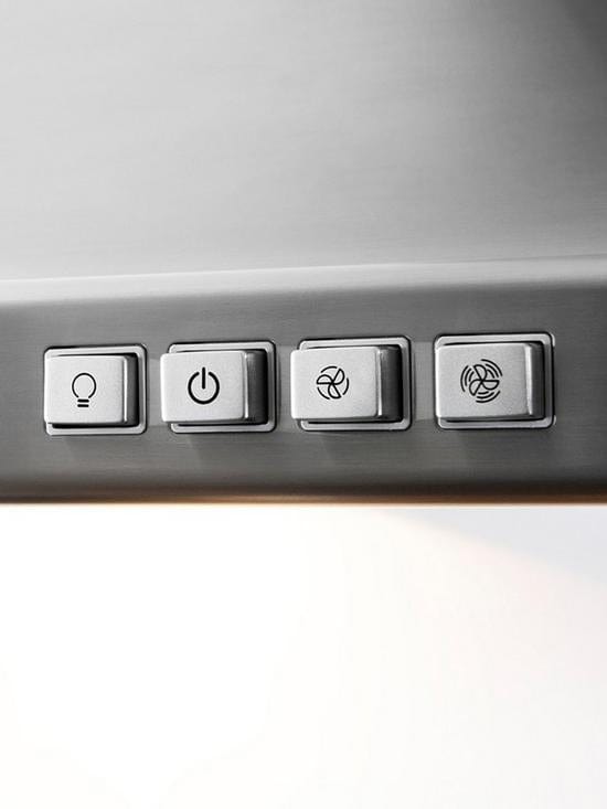 Hotpoint PHPN95FLMX 90cm Chimney Cooker Hood - Stainless Steel | Atlantic Electrics