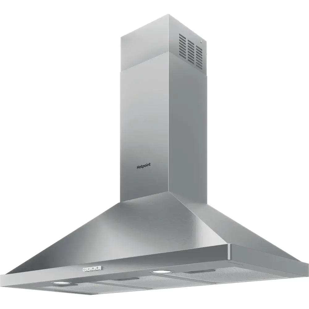 Hotpoint PHPN95FLMX1 Wall Mounted Cooker Hood, 89.8cm Wide - Stainless Steel | Atlantic Electrics