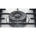 Thumbnail Hotpoint PPH75GDFIXUK 75cm 5 Burner Gas Hob in St- 39478043410655
