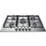 Thumbnail Hotpoint PPH75GDFIXUK 75cm 5 Burner Gas Hob in St- 39478043312351