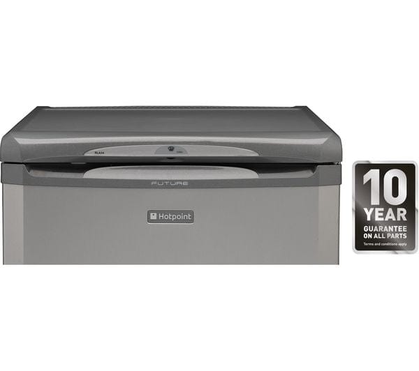 Hotpoint RLA36G 60cm Wide Freestanding Under Counter Larder Fridge - Graphite | Atlantic Electrics - 39478047047903 
