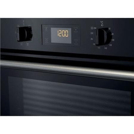 Hotpoint SA2540HBL 8 Function Electric Built-in Single Oven - Black - Atlantic Electrics - 39478053437663 