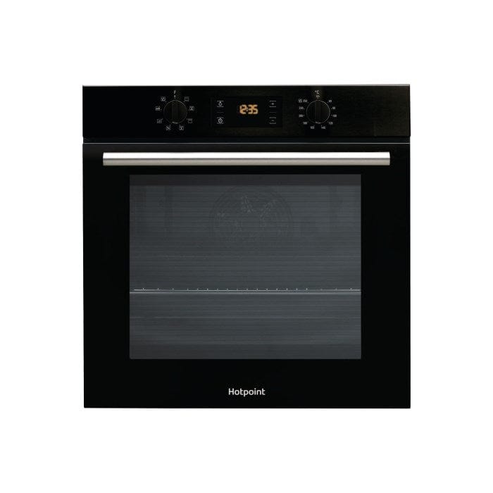 Hotpoint SA2540HBL 8 Function Electric Built-in Single Oven - Black | Atlantic Electrics - 39478052946143 
