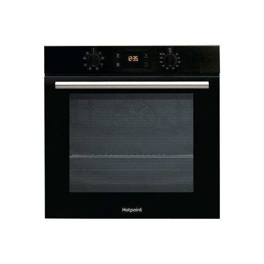 Hotpoint SA2540HBL 8 Function Electric Built-in Single Oven - Black | Atlantic Electrics