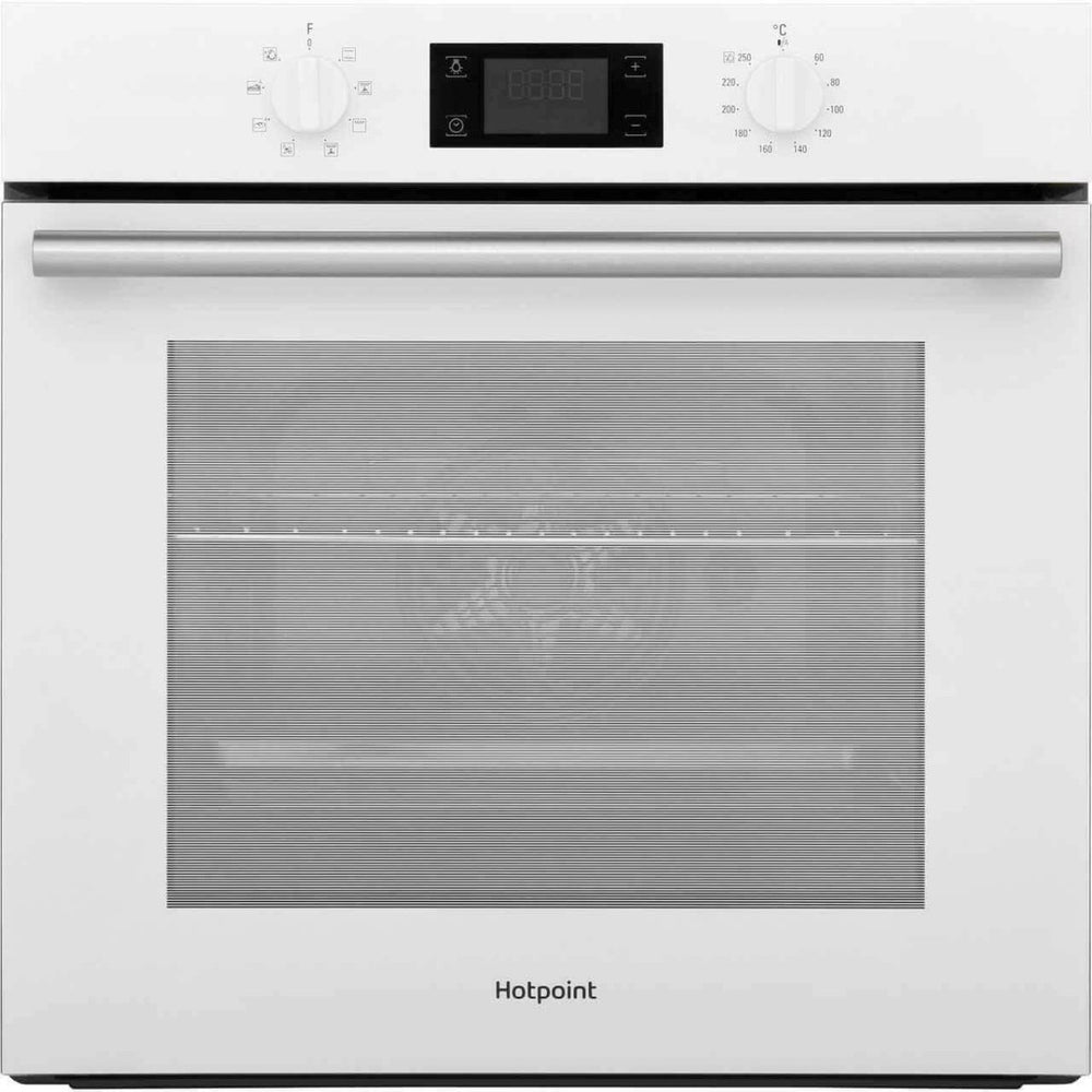Hotpoint SA2540HWH Built In Electric Single Oven 66L-A Rated-White - Atlantic Electrics - 39478050390239 