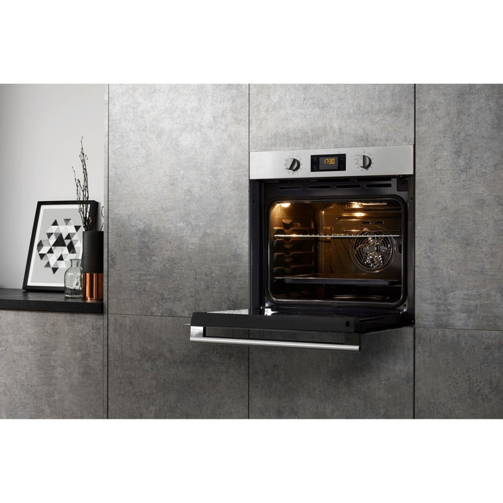 Hotpoint SA2840PIX Built In Electric Single Oven-Stainless Steel-A+ Rated | Atlantic Electrics - 39478050848991 