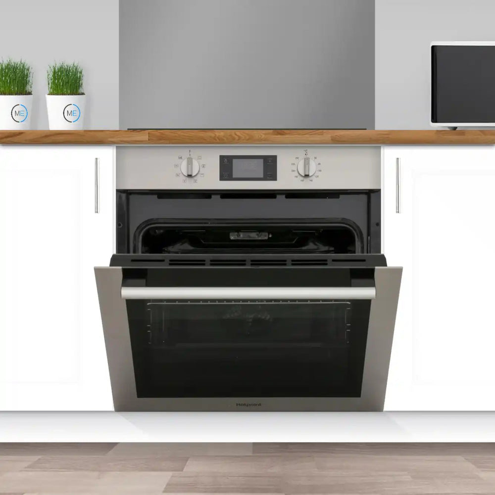 Hotpoint SA4544CIX 71 Liters Built-in Electric Single Oven - Stainless Steel | Atlantic Electrics - 40743683031263 