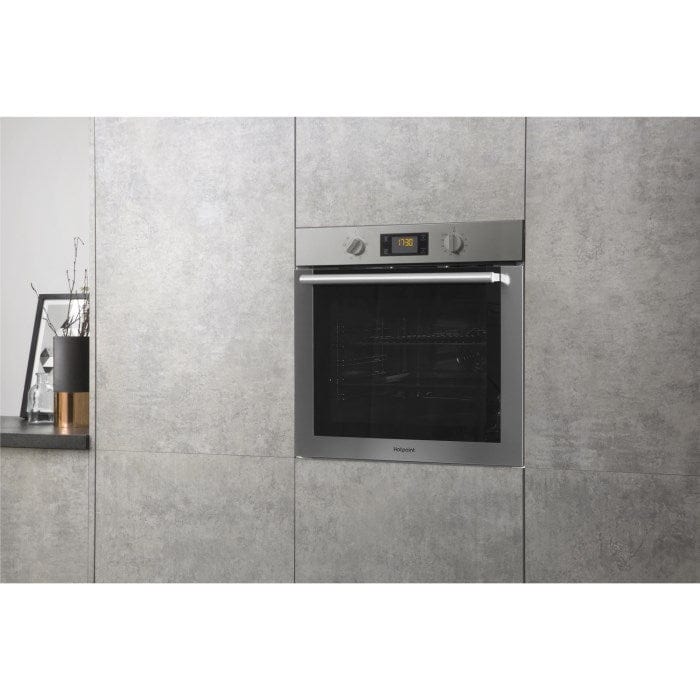 Hotpoint SA4544HIX Built In Electric Single Oven-Stainless Steel-A Rated - Atlantic Electrics - 39478052487391 