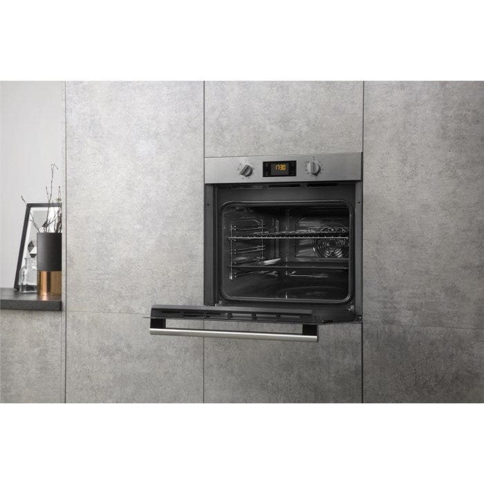 Hotpoint SA4544HIX Built In Electric Single Oven-Stainless Steel-A Rated - Atlantic Electrics - 39478052552927 