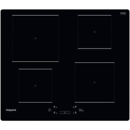Hotpoint TQ1460SNE Touch Control 4 Zone Induction Hob - Black - Atlantic Electrics - 39478051274975 