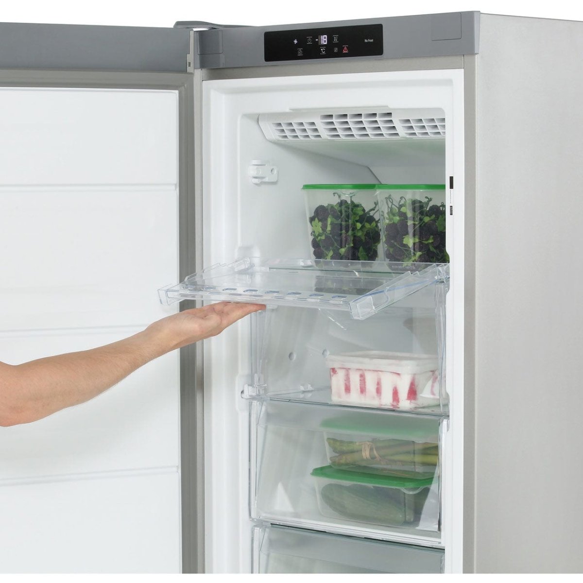 Hotpoint UH8F1CW 260 Litre Freestanding Upright Freezer 188cm Tall Frost Free 59.5cm Wide - White | Atlantic Electrics