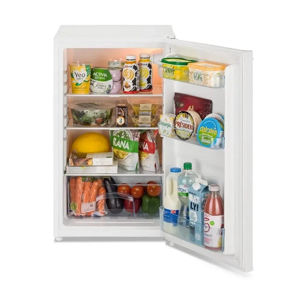 Iceking RL114WE 90 Litre Undercounter Fridge, 47.9cm Wide - White | Atlantic Electrics - 39478055829727 