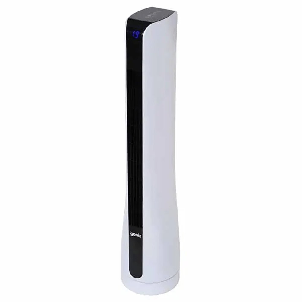 Igenix DF0037 35" Digital Tower Fan with Remote Control White | Atlantic Electrics - 39478056059103 