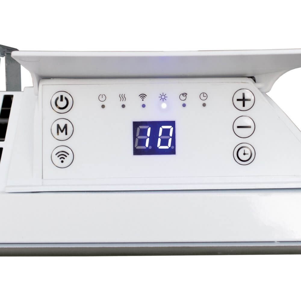 Igenix IG9521WIFI Glass Panel Heater White | Atlantic Electrics