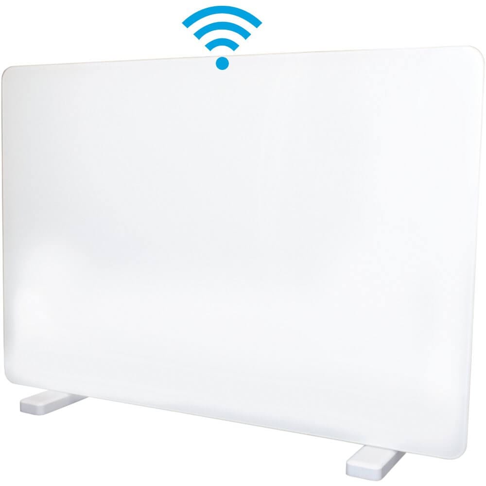 Igenix IG9521WIFI Glass Panel Heater White | Atlantic Electrics - 39478058156255 