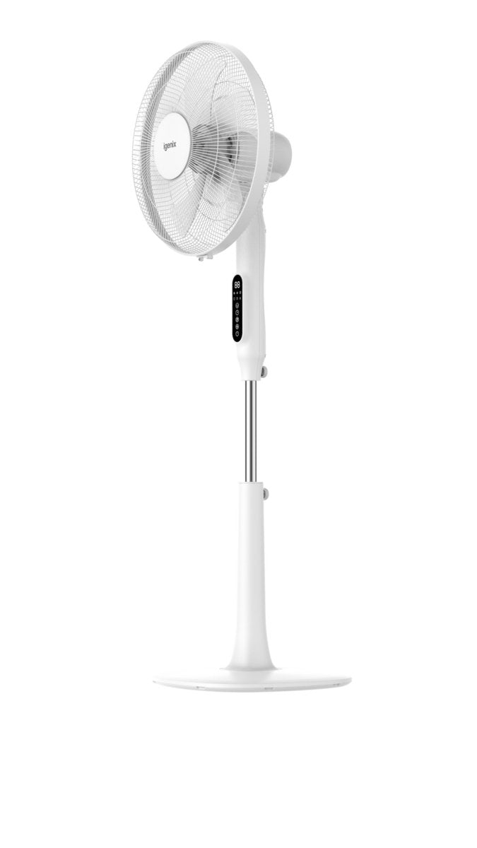 Igenix IGFD2016W Cooling Fan with a 15-hour timer - White - Atlantic Electrics - 40743681556703 