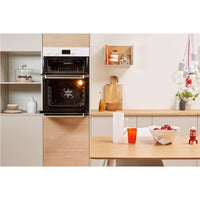 Thumbnail Indesit Aria IDD6340WH Built In Electric Double Oven - 39478061007071