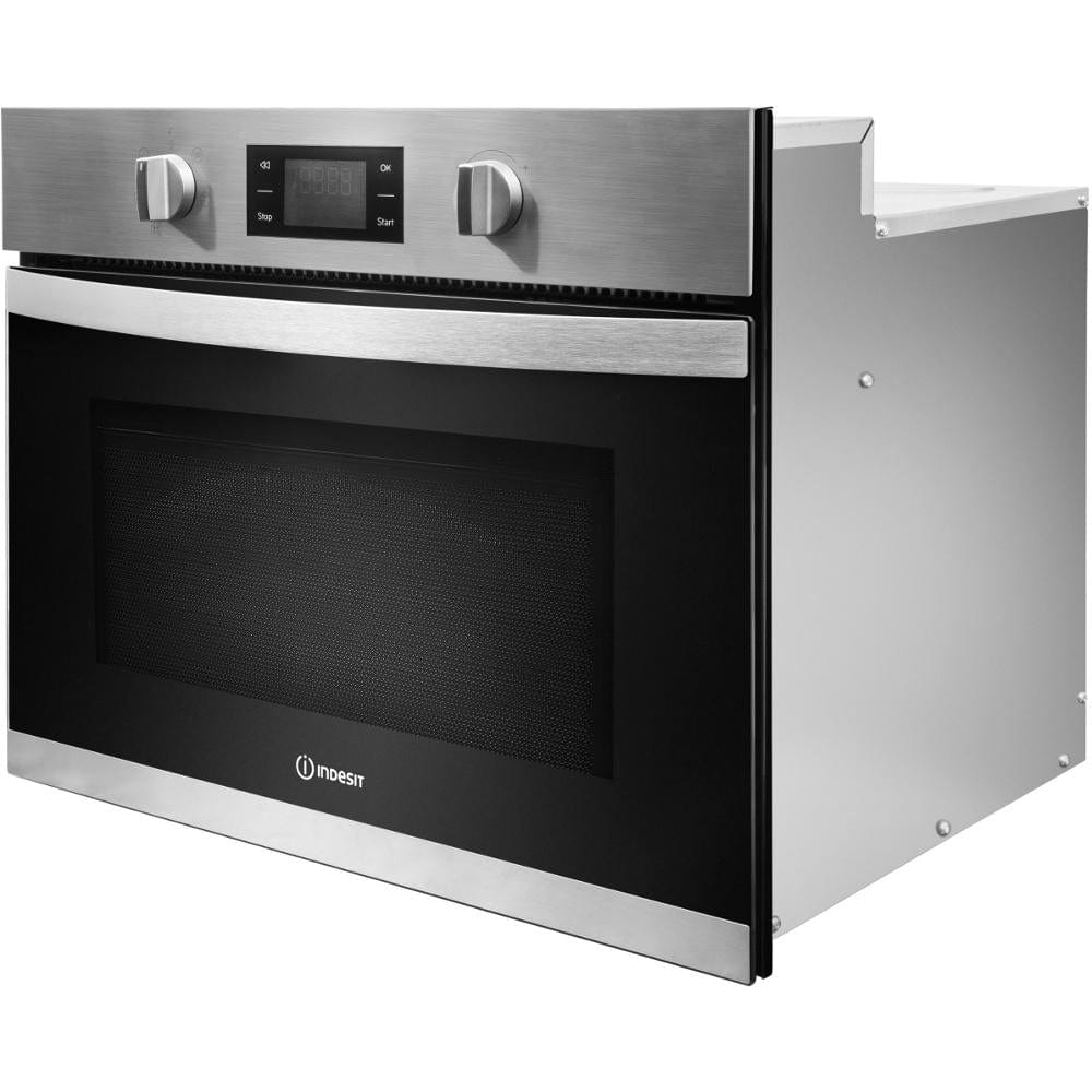 Indesit Aria MWI3443IX Built-in Microwave in Stainless Steel | Atlantic Electrics - 39478060220639 