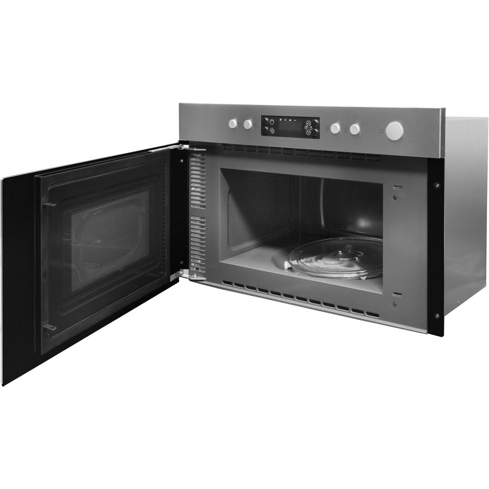 Indesit Aria MWI5213IX Built-in Microwave Oven with Grill - Stainless Steel - Atlantic Electrics - 39478058582239 