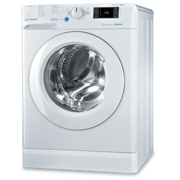 Indesit BDE961483XWUKN 9Kg - 6Kg Washer Dryer with 1400 rpm - White - A Energy Rated - Atlantic Electrics - 39478066184415 
